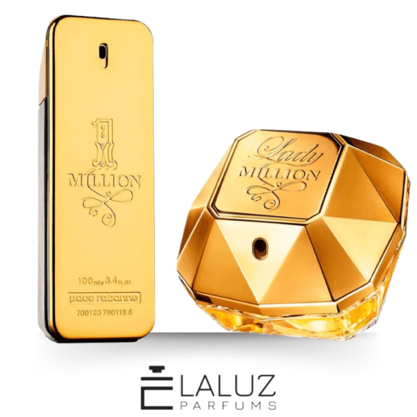 Combo de 2 Perfumes 100ml - One Million e Lady Million