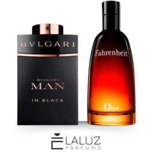 Combo de 2 Perfumes 100ml - Bvlgari MAN in Black e Fahrenheit