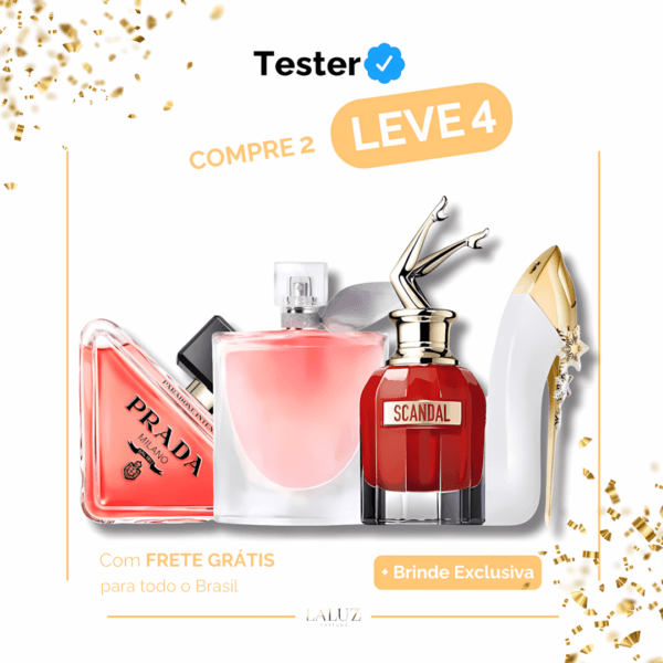 Combo 4 Perfumes Exclusivas Paradoxe, La vie est belle, Scandal e Good Girl