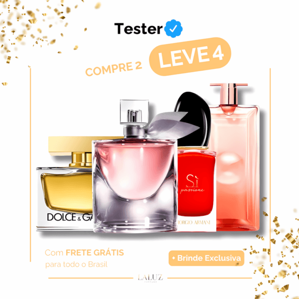 Combo 4 Perfumes Exclusivo The One, La vie est belle, Si e Idôle